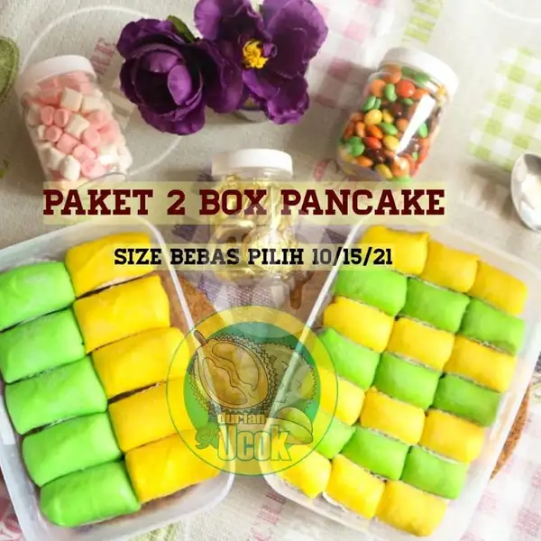 Paket 2 Box Pancake Durian | Durian Si Ucok