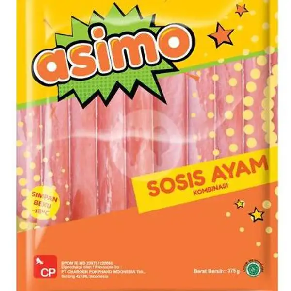 Asimo Sosis Ayam Kombinasi 375Gr | Prima Freshmart, Pahlawan Cinangka