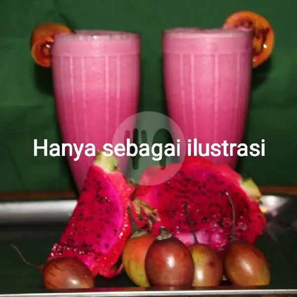 Jus Tenaga (Terong belanda + buah naga) | Fresh Fruit Corner, Kubang Selatan