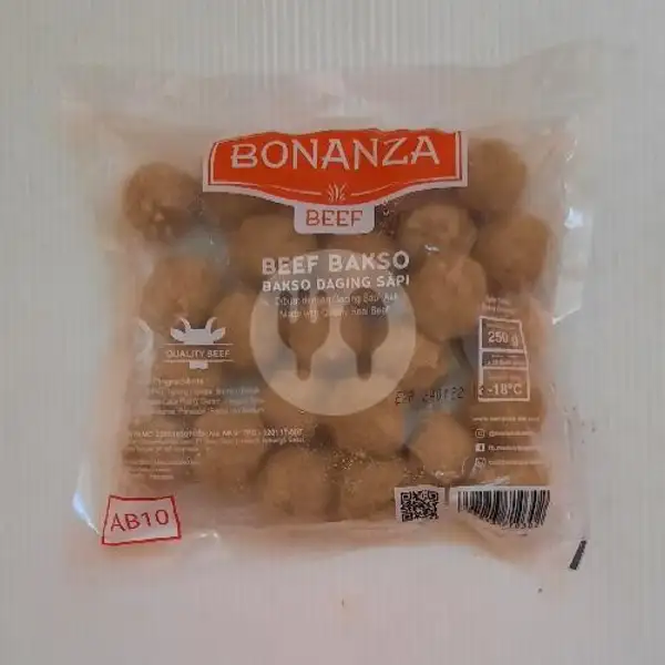 Bonanza Bakso Sapi 250 g Isi 25 Butir | Frozza Frozen Food