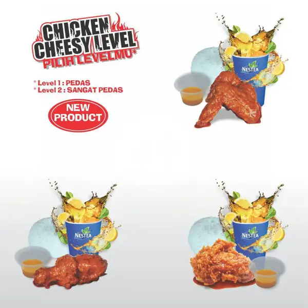Chicken Cheese Level Paha Bawah | Rocket Chicken, Ahmad Yani