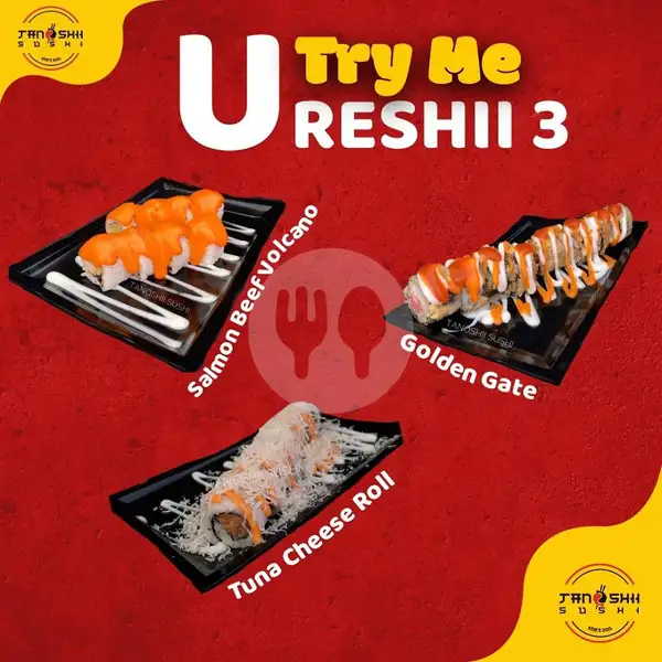 Ureshii 3 | Tanoshii Sushi, Waroenk Babe