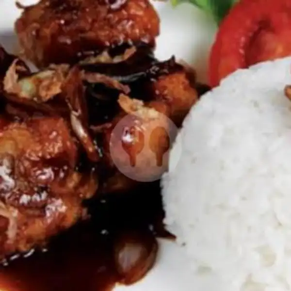 Ayam Kecap, Nasi | Warung Bang Naim, Sedati