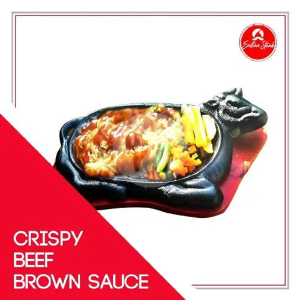 Crispy Beef Steak Single Brown Sauce | Sultan Steak Sawojajar