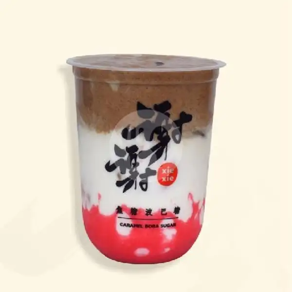 Strawberry Machiato Coffee | Xie Xie Boba, Sawangan
