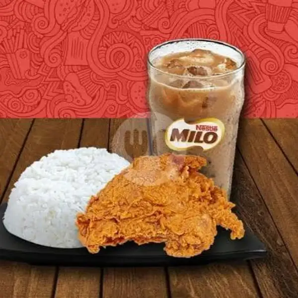 Paket Aman B Milo | ACK Fried Chicken, Pengiasan