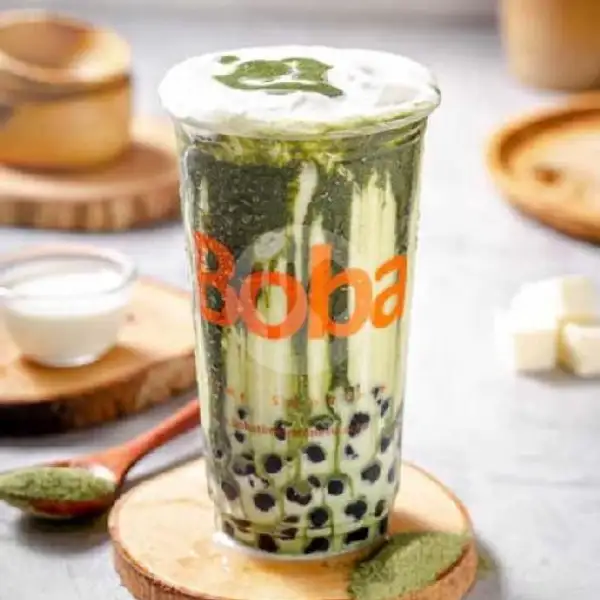Premium Matcha Boba Milk | The Bobatime, Gunungsimping