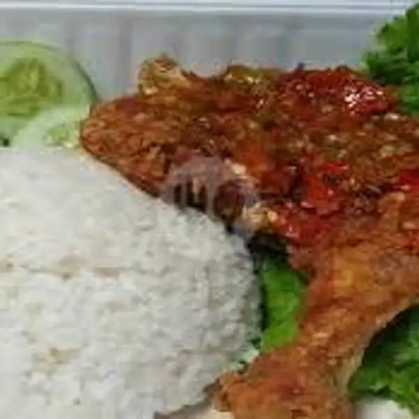Paket Ayam Penyet + Es Teh Manis Cup | Ayam Bakar Bunda, Limo