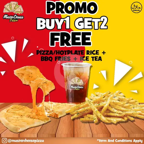 Pizza Buy 1 Get 2 | MasterCheese Pizza, Depok