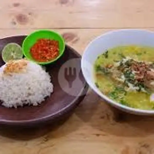 Soto Ayam + Nasi | Ayam Bakar Special Pekalongan Mama Khayla, Pondok Aren