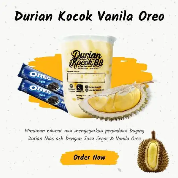 Durian Kocok Vanila Oreo (L) | Ayam Penyet Mas Eko