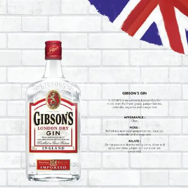 Gibsons Gin ( Import ) | Cipri, Beer, Soju, Anggur & Jus, Snack Lontong