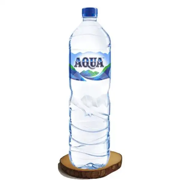 Aqua 1500ml | Resto Mau? (Ayam Geprek, Indomie, Paru, Pisang Keju), Gubeng