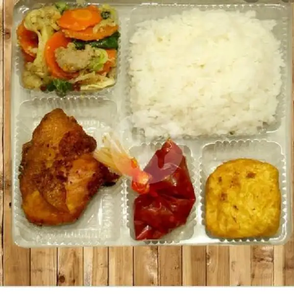 Paket Nasi Ayam Sayur+Tahu | Warteg MAMOKA BAHARi