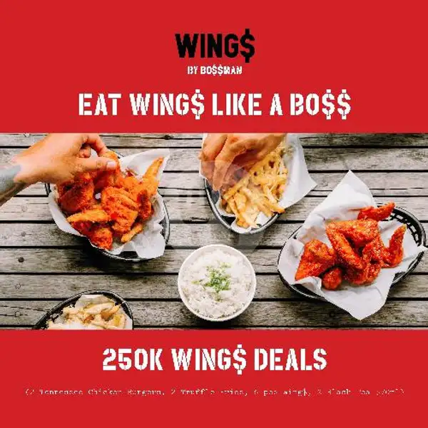 Wings Deals 250k | Wings by Boss Man, Menteng