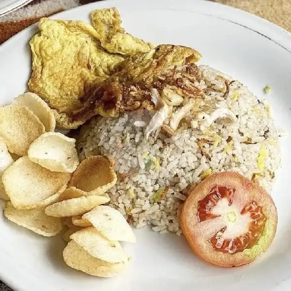 Nasi Goreng Ndeso + Es Teh | Ayam Geprek Mahkota, Kompleks Pasar Segar