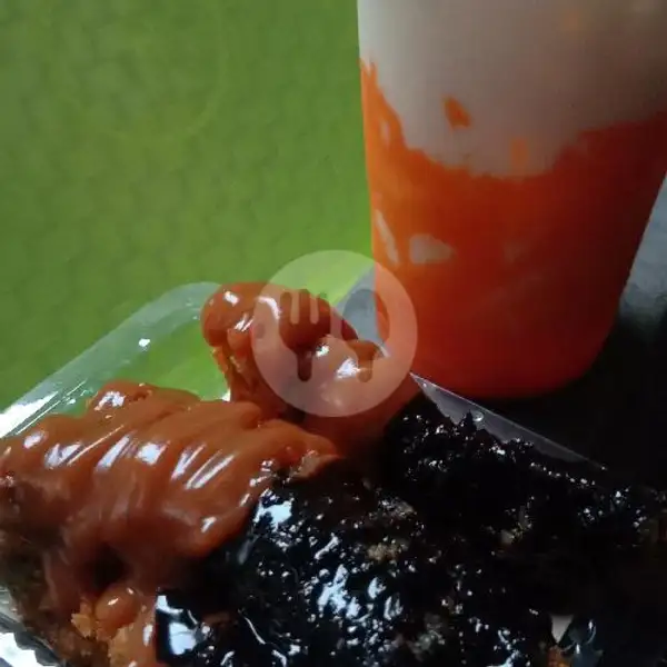 Paket Snow Orange Choco Caramel Pisang Crispy | ShinchaShop, Depok