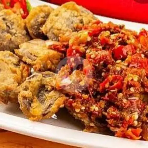 Paket Jengkol Ayam Geprek Gelegar Sambal Galak Mantul Free Es Teh Gula Batu | Ayam Geprek RZ Food