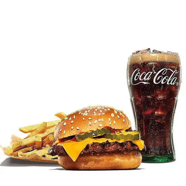 Paket Cheeseburger Medium | Burger King, Level 21 Mall