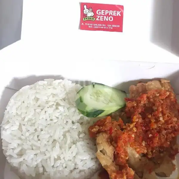 Ayam Geprek +Nasi | Geprek Zeno