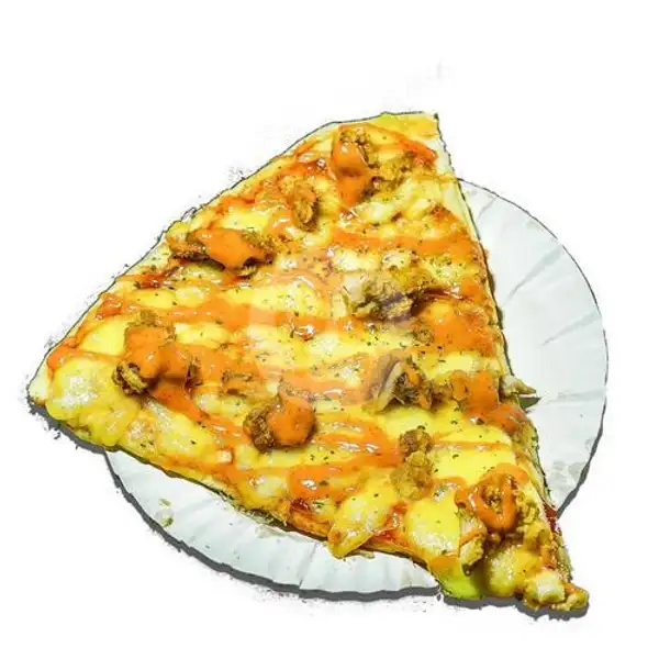 Pizza Big Slice Krispy Chicken | MasterCheese Pizza, Depok