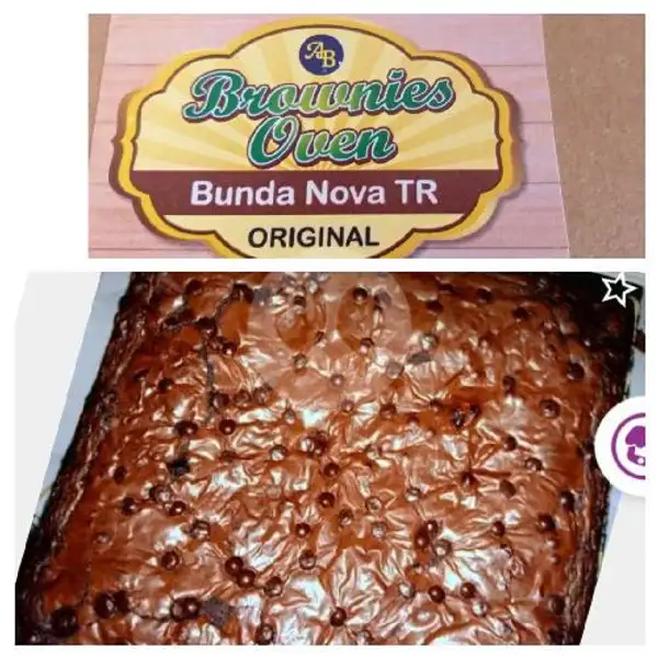 brownies oven toping choco chip | Brownies Bunda Nova TR, Tidar
