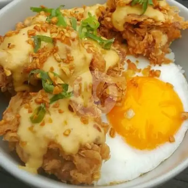 Rice Bowl Chicken Salted Egg | Warung Bang Naim, Sedati