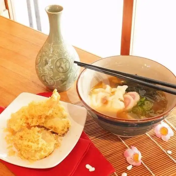 Tempura Udon With Onsen Egg | Oba Japanese, Kertajaya