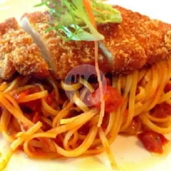 Spaghetti Chiken Katsu | Nufatha Box, Perumnas