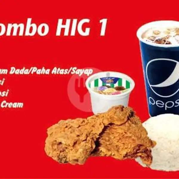 Combo Hig 1 | Ayam Penyet Jakarta, Dr Mansyur