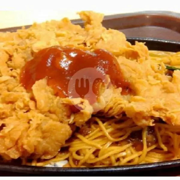 Spaghetti Chiken Crspy Rice Bowl | 8 Bowl, Sedayu Permai