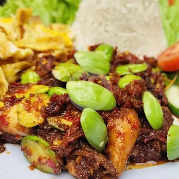 Rice Salt squid Pete Ulala | Ayam Paru Cumi Mercon Nonie Kitchen, Aceh