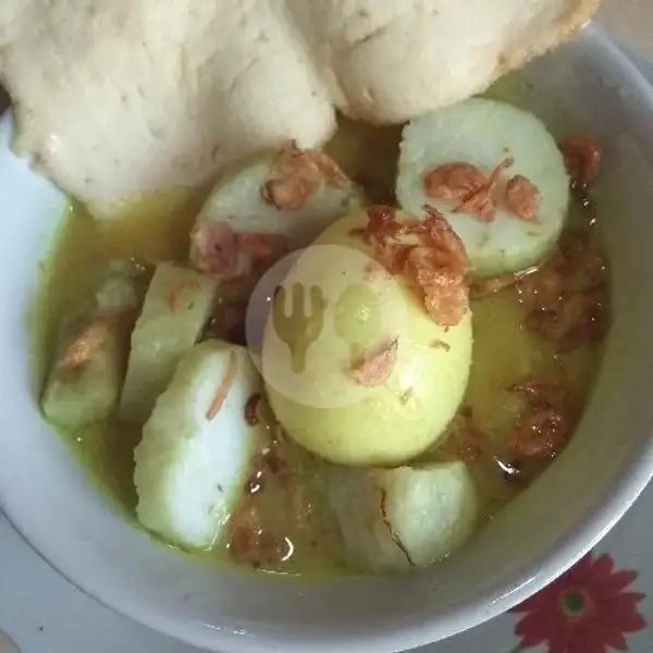 2 Porsi Lontong Opor Telur | Lontong Opor Ayam Buk Ning, Jambon