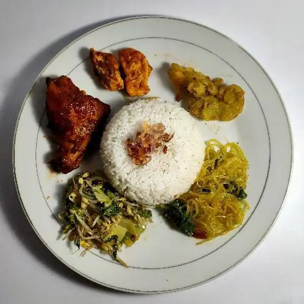 Nasi Campur Ayam Bakar | Warung S2, Denpasar
