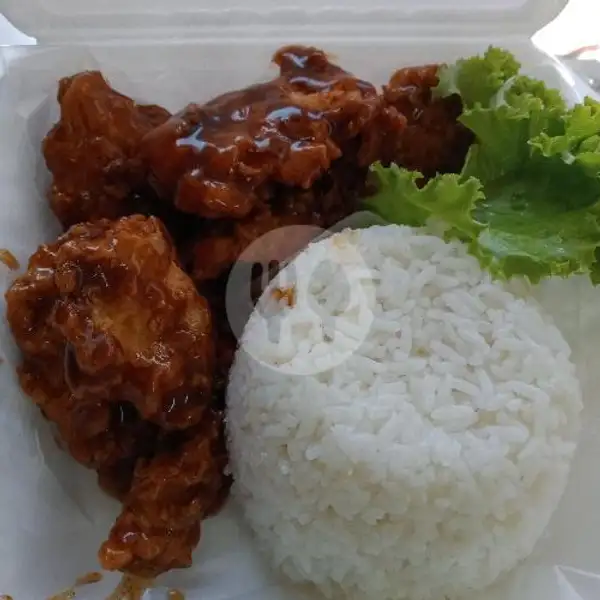Nasi Ayam Crispy | Ayam Goreng M. Andri, Babakan Jeruk