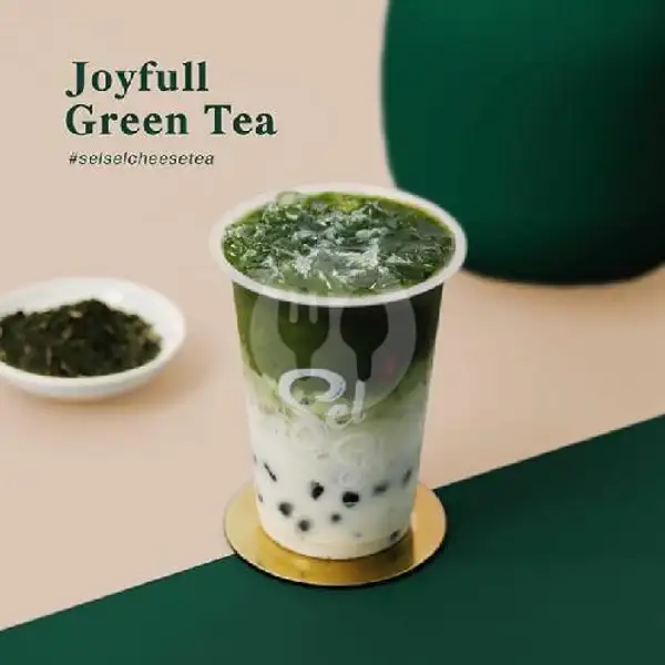 Joyfull Green Tea + Bubble | Sel-Sel Cheese Tea Laban