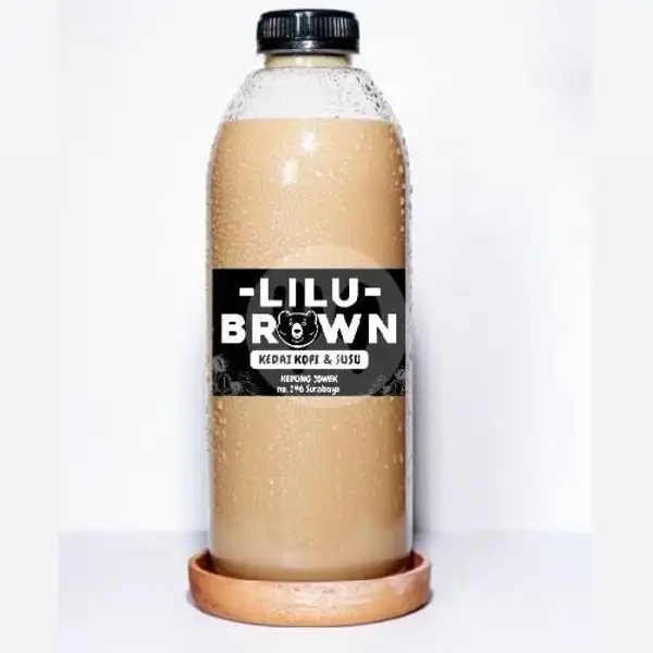 1liter Brown Kopi Susu Premium | Lilu Brown Kedai Kopi Dan Susu, Kedung Cowek