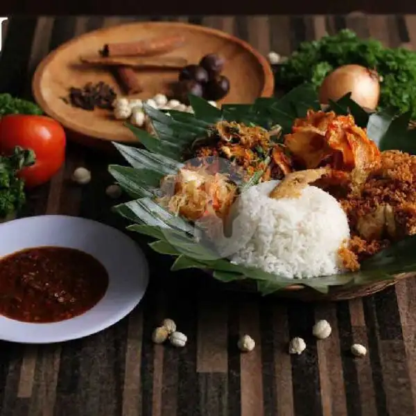 Nasi Urap Ayam Penyet | Ayam Penyet Jakarta, Dr Mansyur