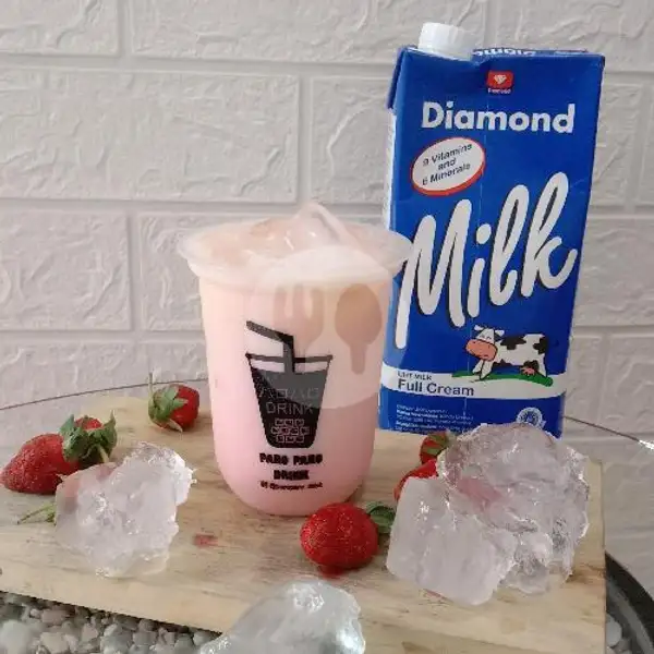 Milky Strawberry | Paro Paro Drink, Bratang Wetan