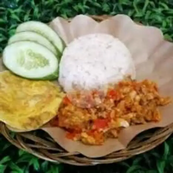 Nasi Ayam Geprek Telor | Geprek Haikal, Wonocolo