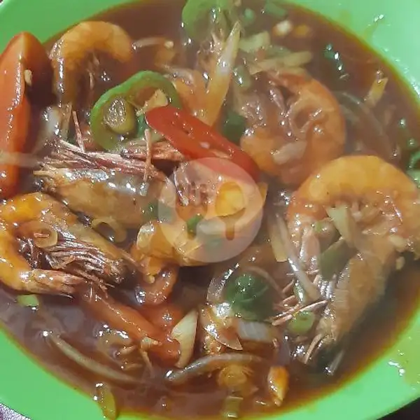 Udang Goreng Saus Tiram | Boy III Seafood, Lengkong Kecil