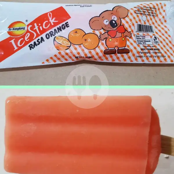 Ice Cream Stick Orange | Es Hongkong, Veteran