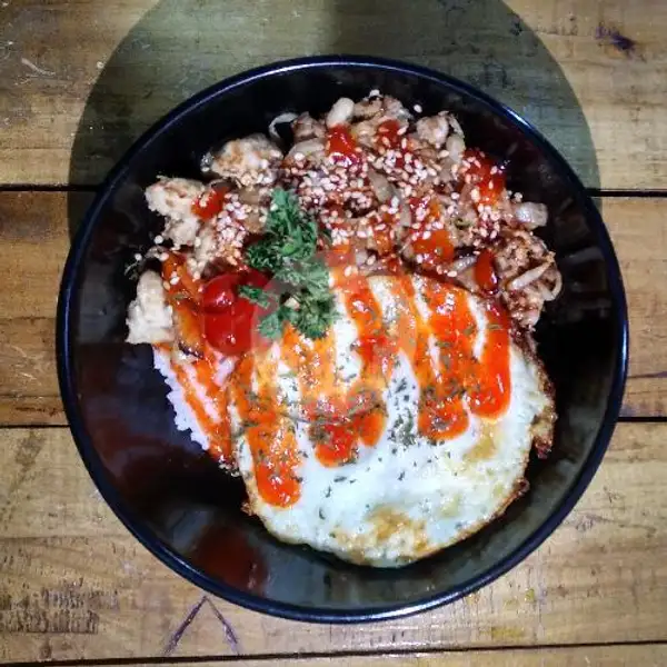 Nasi Ayam Bulgogi + Telur | Susu Segar Sarjana, Pinang