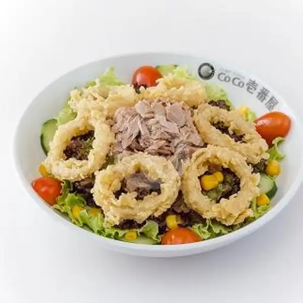 Fried Squid & Tuna Salad. | Curry House Coco Ichibanya, Grand Indonesia