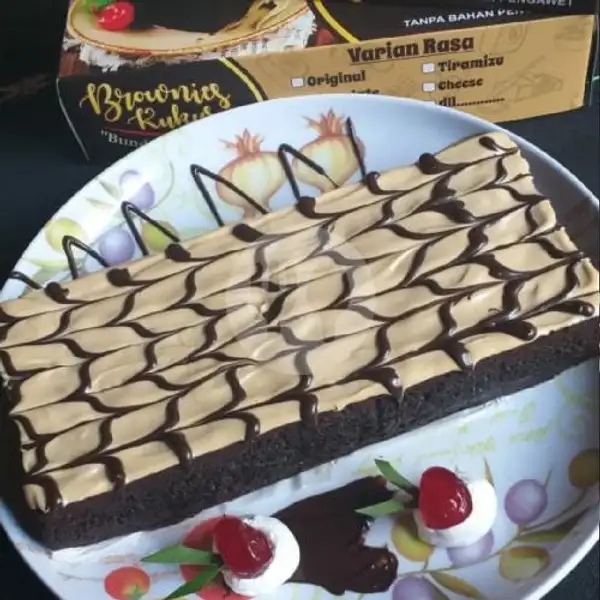 brownies kukus toping tiramizzu | Brownies Bunda Nova TR, Tidar