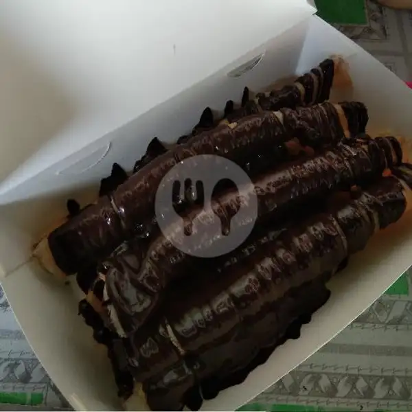 Cheese Roll Toping Coklat | Pisang Crispy Lea, Tanjung Senang