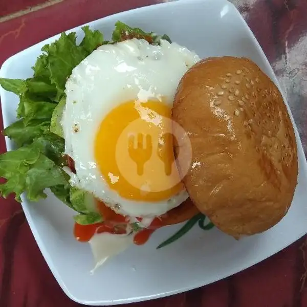 Reguler Burger - Telor | U_Takoyaki, Jl. Saidun