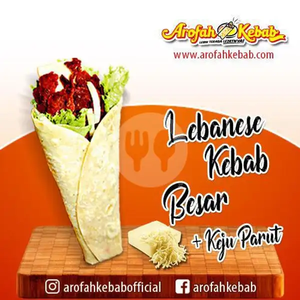 Kebab Xl + Keju Parut | Arofah Kebab, Kecamatan Bintara