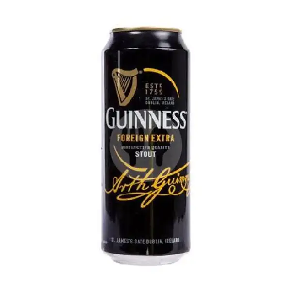 Beer Guinness Can 500Ml - Bir Guiness Kaleng 500Ml | Beer Terrace Cafe & Soju, Bir Pasirkaliki