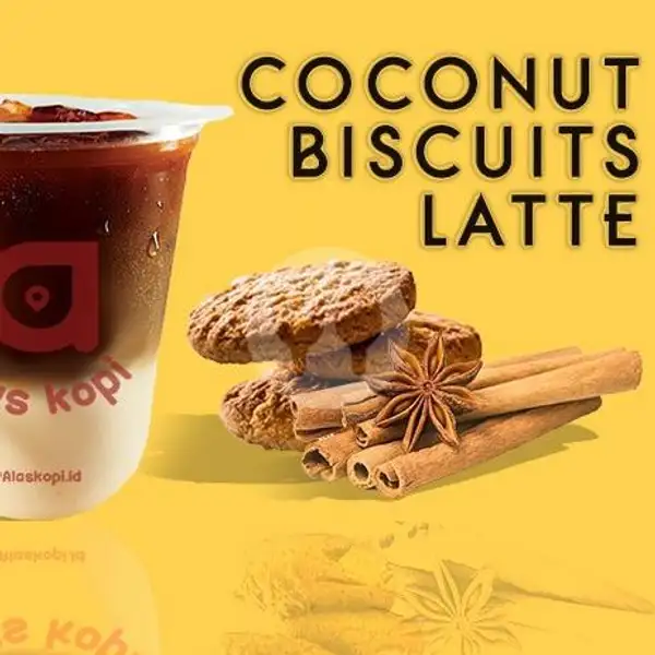 Iced Latte  Flavour Coconut Biscuits | Alas Kopi, Kiaracondong